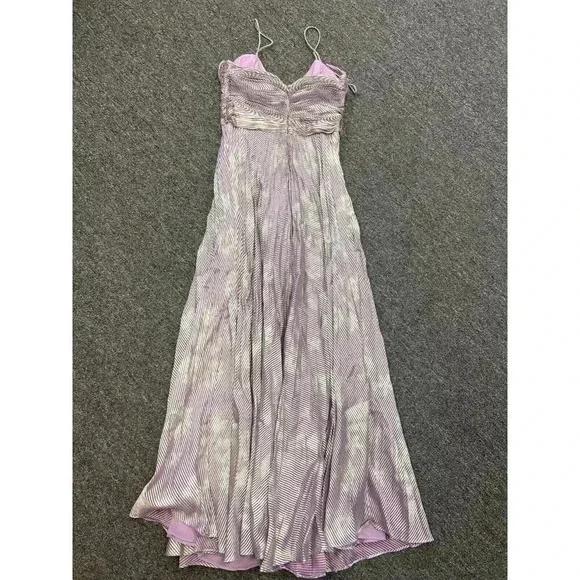 $997 Alexis Womens Purple Spaghetti Strap Sweetheart Neck Lined Maxi Dre… - Picture 11 of 16